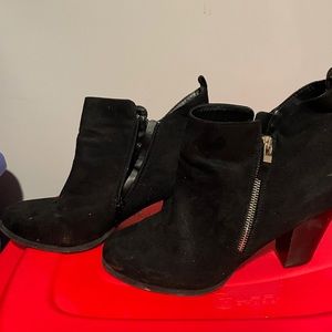 Call it spring Size 11 Black Ankle Boots